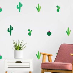 40 kaktusvinyyliä seinälle sisustukseen - 12 cm hinta ja tiedot | Sisustustarrat | hobbyhall.fi