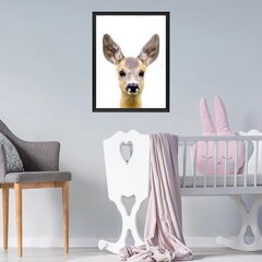 Seinäjuliste pieni peura - Eläinaiheinen sisustus lastenhuoneeseen - 40 x 27 cm hinta ja tiedot | Sisustustarrat | hobbyhall.fi