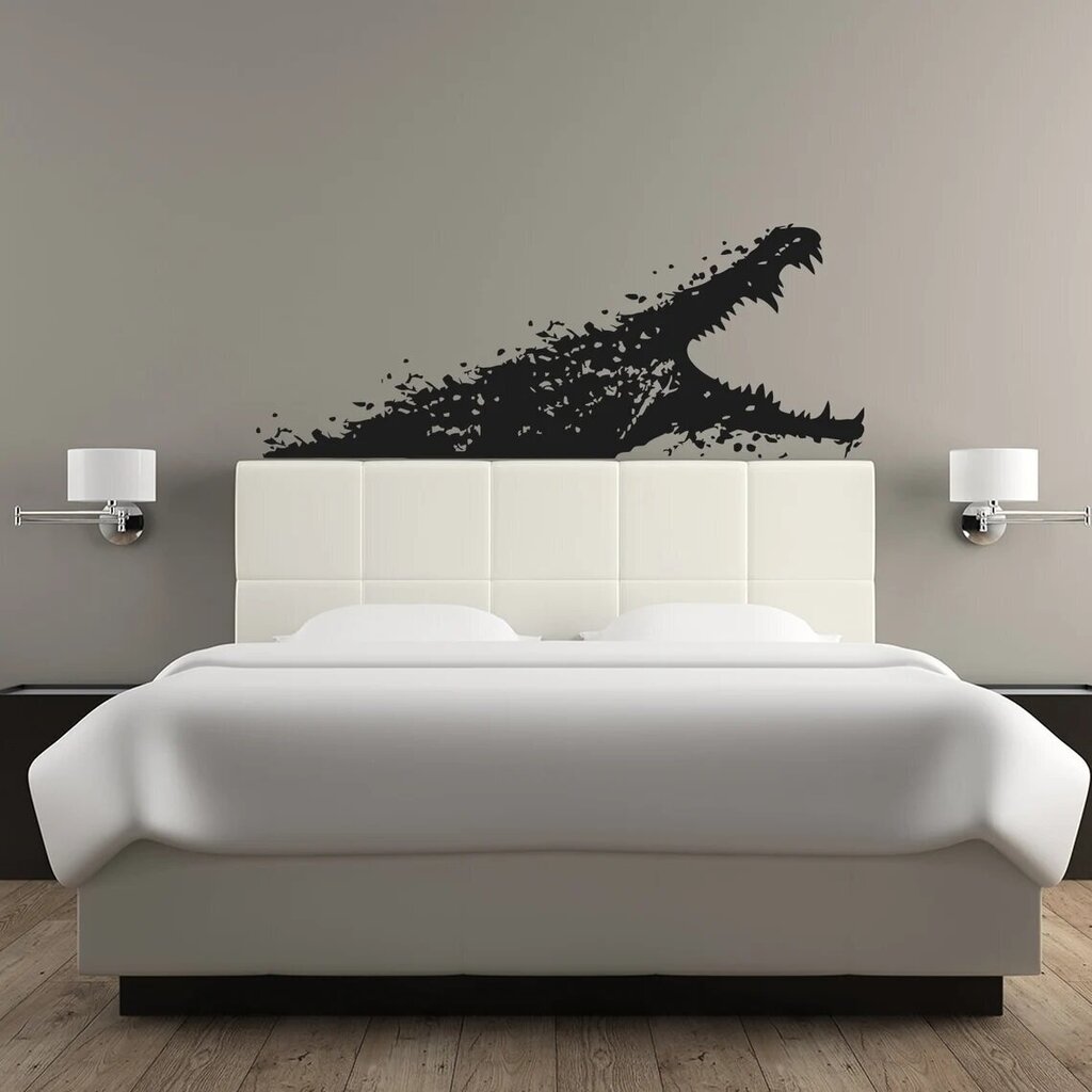 Vinyyli seinätarra sisustukseen - Alligaattori - 120 x 45 cm hinta ja tiedot | Sisustustarrat | hobbyhall.fi