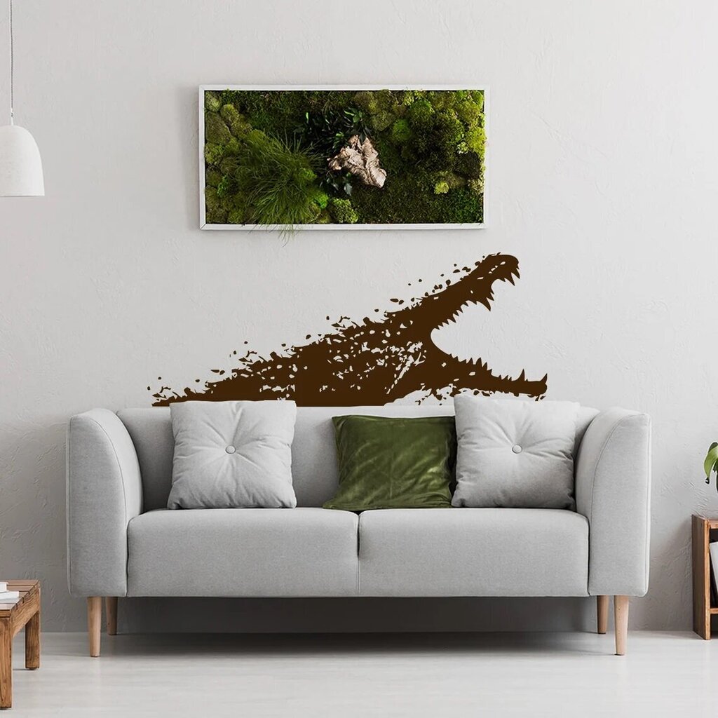 Vinyyli seinätarra sisustukseen - Alligaattori - 120 x 45 cm hinta ja tiedot | Sisustustarrat | hobbyhall.fi