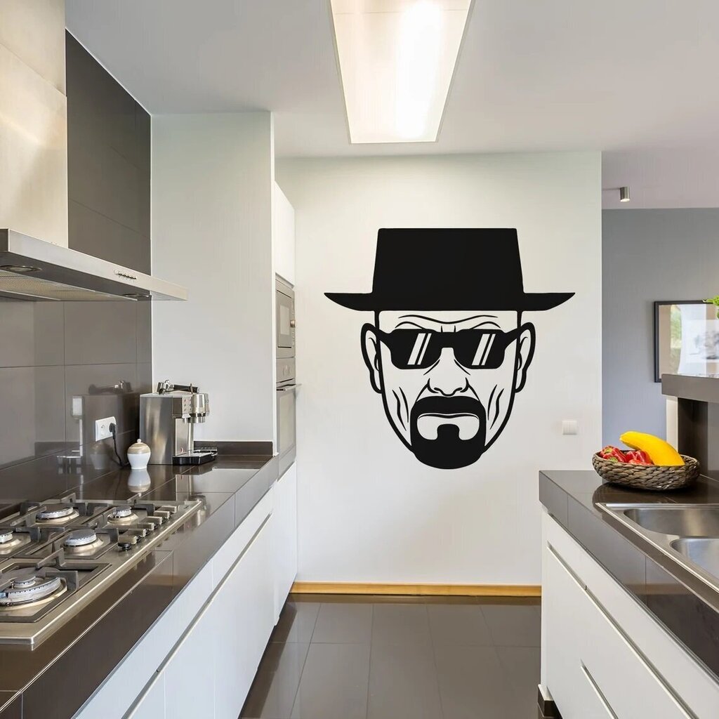 Breaking Bad seinätarra sisustukseen - vinyylimateriaali, 96 x 100 cm hinta ja tiedot | Sisustustarrat | hobbyhall.fi