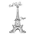 Vinyyli seinätarra Musta Eiffel-torni Pariisi Ranskalainen sisustus - 120 x 53 cm