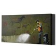 Banksyn katutaiteen siivooja seinäkangas - sisustuksen koristelu 40 x 60 cm