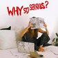 Vinyyli seinätarra Teksti "Why so serious?" - 120 x 30 cm - Sisustusdekor - Jokeri-teema. hinta ja tiedot | Sisustustarrat | hobbyhall.fi