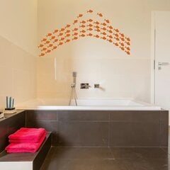Vinyyli seinätarrat Oranssi kalat Kylpyhuoneen sisustus - 60 kpl hinta ja tiedot | Sisustustarrat | hobbyhall.fi