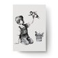 Banksyn seinäjuliste Leikkivä poika Sairaanhoitaja-supertähti Graffiti-posteri Sisustus - 45 x 32 cm hinta ja tiedot | Taulut | hobbyhall.fi