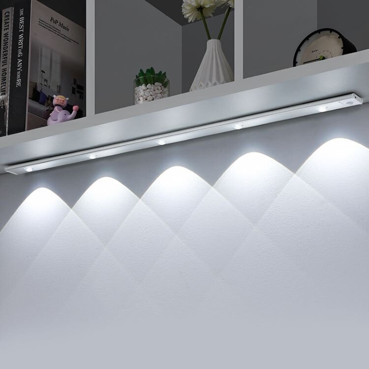 Magneettinen ladattava LED-lamppu liiketunnistimella (20 cm) hinta ja tiedot | Upotettavat valaisimet ja LED-valaisimet | hobbyhall.fi