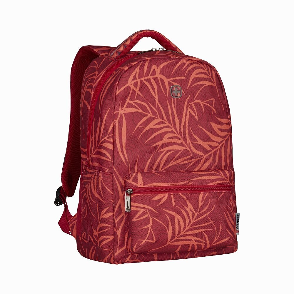 Wenger Colleague 16" Kannettavan Tietokoneen Reppu Tablettitaskulla Red Fern Print hinta ja tiedot | Koulureput ja -laukut | hobbyhall.fi