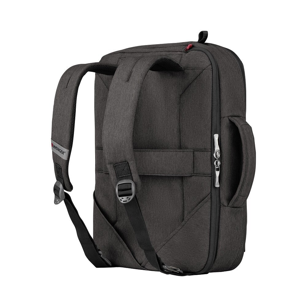 Wenger Mx Commute 16” Kannettavan Tietokoneen Laukku Repun Hihnailla Heather Grey hinta ja tiedot | Tietokonelaukut | hobbyhall.fi