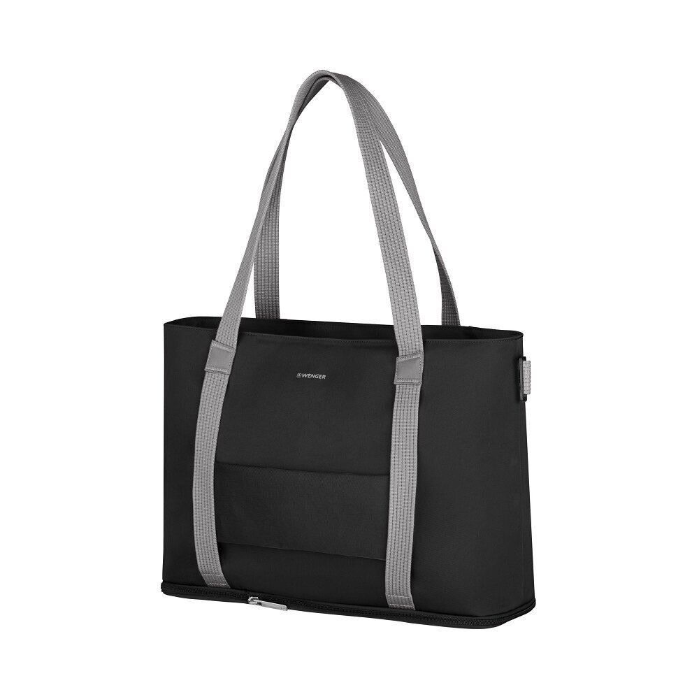 Wenger Motion Deluxe Tote 15,6" Kannettavan Tietokoneen Naisten Laukku Tablettitaskulla, Chic Black hinta ja tiedot | Naisten käsilaukut | hobbyhall.fi