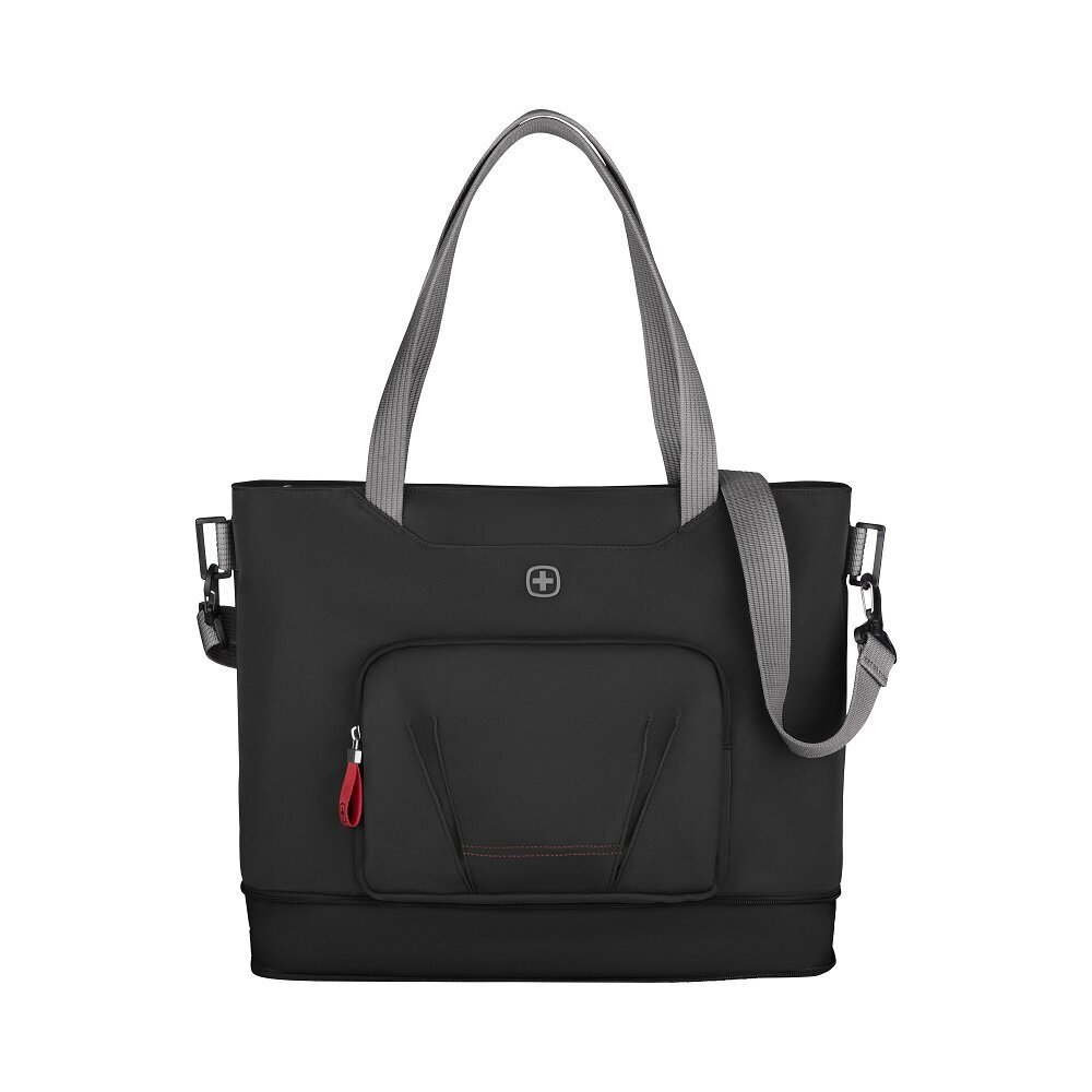 Wenger Motion Deluxe Tote 15,6" Kannettavan Tietokoneen Naisten Laukku Tablettitaskulla, Chic Black hinta ja tiedot | Naisten käsilaukut | hobbyhall.fi