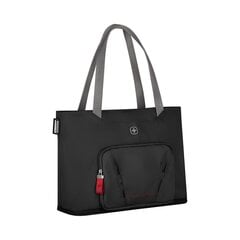 Wenger Motion Deluxe Tote 15,6" Kannettavan Tietokoneen Naisten Laukku Tablettitaskulla, Chic Black hinta ja tiedot | Naisten käsilaukut | hobbyhall.fi