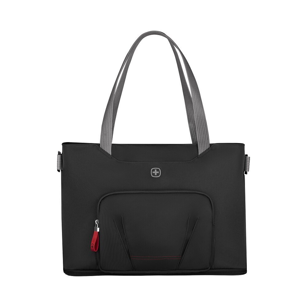 Wenger Motion Deluxe Tote 15,6" Kannettavan Tietokoneen Naisten Laukku Tablettitaskulla, Chic Black hinta ja tiedot | Naisten käsilaukut | hobbyhall.fi