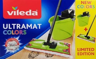 Lattianpesusetti Vileda Ultramat 2 in 1, vihreä hinta ja tiedot | Vileda Koti ja keittiö | hobbyhall.fi