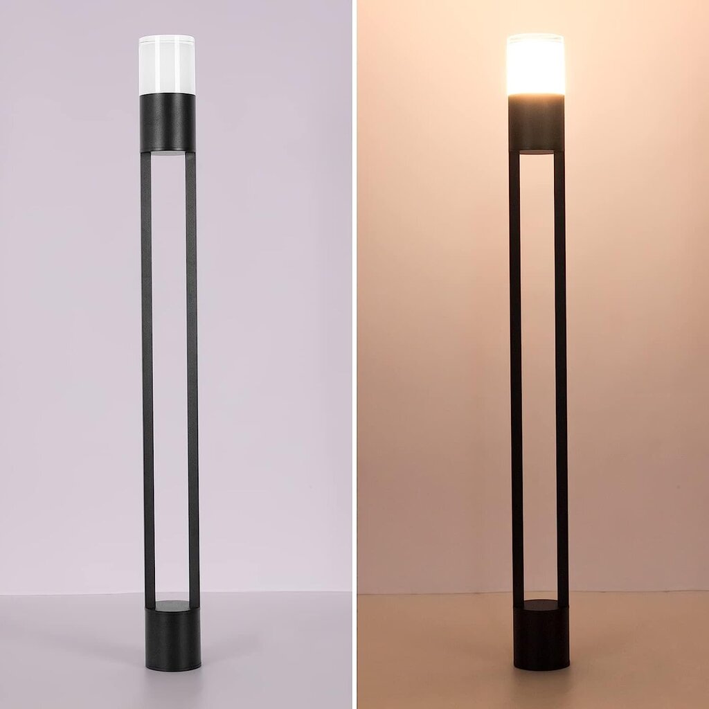 Kingwen LED-lamppu, lyhty, 10W, 3000K, IP65, 100cm, musta hinta ja tiedot | Puutarha- ja ulkovalot | hobbyhall.fi