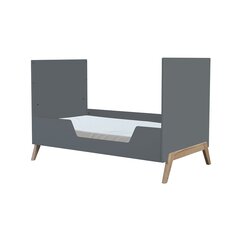 Marélie Evolutive pinnasänky 60 x 120 - harmaa hinta ja tiedot | Pinnasängyt | hobbyhall.fi