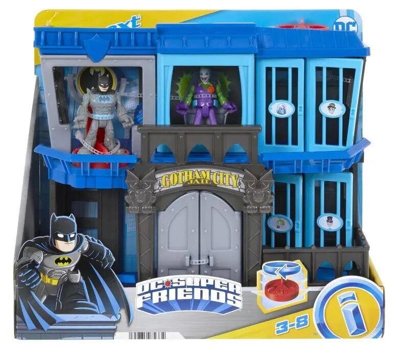 Toimintahahmot Fisher-Price Gotham Cityn vankila hinta ja tiedot | Poikien lelut | hobbyhall.fi