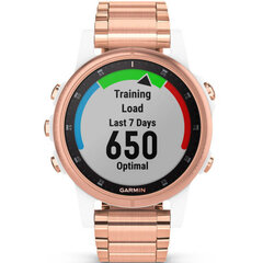 Garmin fēnix® 5S Plus Sapphire, valkoinen ja ruusukullan sävyinen metallihihna 010-01987-11 hinta ja tiedot | Älykellot | hobbyhall.fi