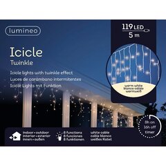 Jouluvalot jääpuikko 494811, 500 cm, 119 LEDiä hinta ja tiedot | Jouluvalot | hobbyhall.fi