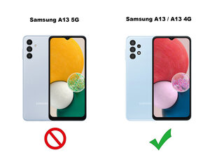 Suojasarja - silikonikuori Samsung Galaxy A13/A13 4G (real liquide Easy clean) + näytönsuoja 2.5D Basic hinta ja tiedot | Puhelimen kuoret ja kotelot | hobbyhall.fi