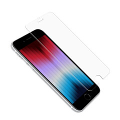 Näytönsuoja Soundberry 2.5D ( case friendly) Apple iPhone SE3/SE2022 puhelimelle hinta ja tiedot | Näytönsuojakalvot ja -lasit | hobbyhall.fi