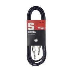 Stagg SAC1PS DL 6,3 mm, 1 m hinta ja tiedot | Kaapelit ja adapterit | hobbyhall.fi