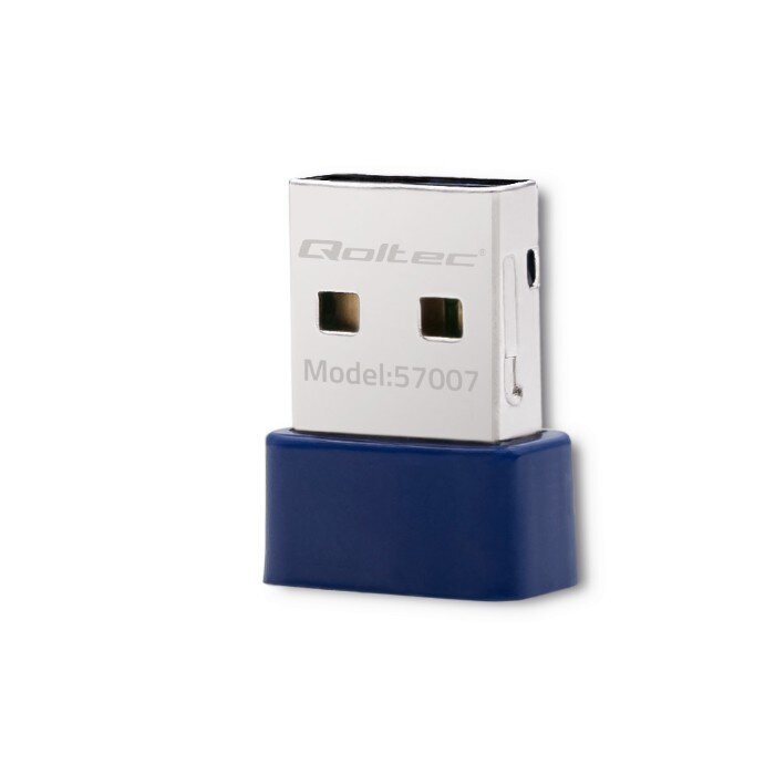 Qoltec 57007 Wireless Mini Bluetooth USB WiFi Adapter hinta ja tiedot | Reitittimet ja modeemit | hobbyhall.fi
