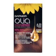 Garnier Olia -ammoniakkiton hiusväri, Caramel light 6.35 hinta ja tiedot | Hiusvärit | hobbyhall.fi