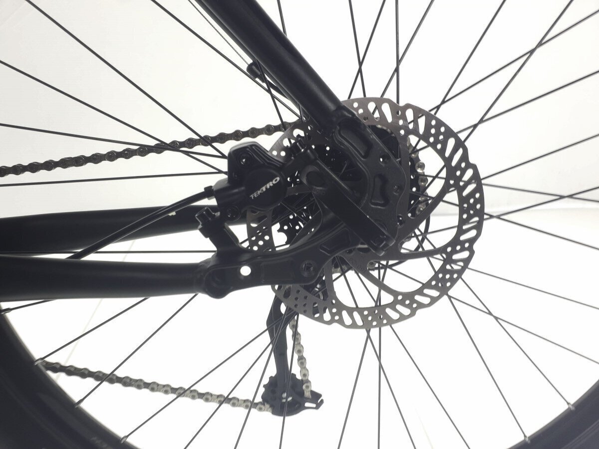 Miesten polkupyörä Kands Comp-er, 166-181 cm, alumiinirunko, iskunvaimentimella, 28" alumiinipyörät, 27-nopeuksinen Shimano-vaihde, musta hinta ja tiedot | Polkupyörät | hobbyhall.fi