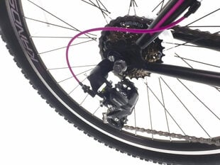 Naisten pyörä MTB Kands Energy 500, 167-185 cm, iskunvaimentimella, musta/pinkki hinta ja tiedot | Kands Urheilu ja vapaa-aika | hobbyhall.fi
