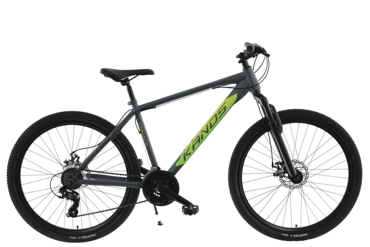 Miesten maastopyörä Kands Spectro 2xDisc, 166-181cm, 27,5" alumiinivanteet, Shimano, Grafiitti hinta ja tiedot | Polkupyörät | hobbyhall.fi