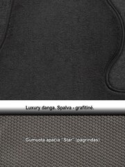 ARS Citroen C4 /2004-2010 Luxury matot hinta ja tiedot | Auton tekstiilimatot | hobbyhall.fi
