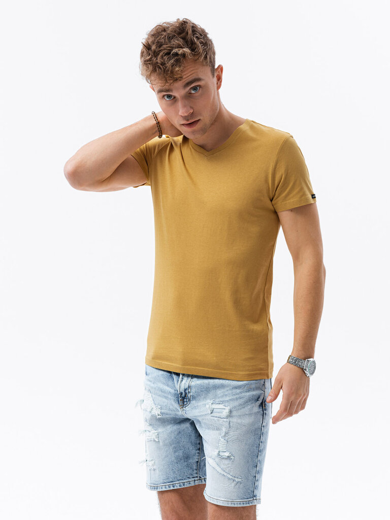 T-paita keltainen Oren S1369-51199-XXL hinta ja tiedot | Miesten T-paidat | hobbyhall.fi