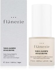 Flanerie tummia silmänalusia vähentävä korjausseerumi Wild Jasmine, 20 ml hinta ja tiedot | Kasvoöljyt ja seerumit | hobbyhall.fi