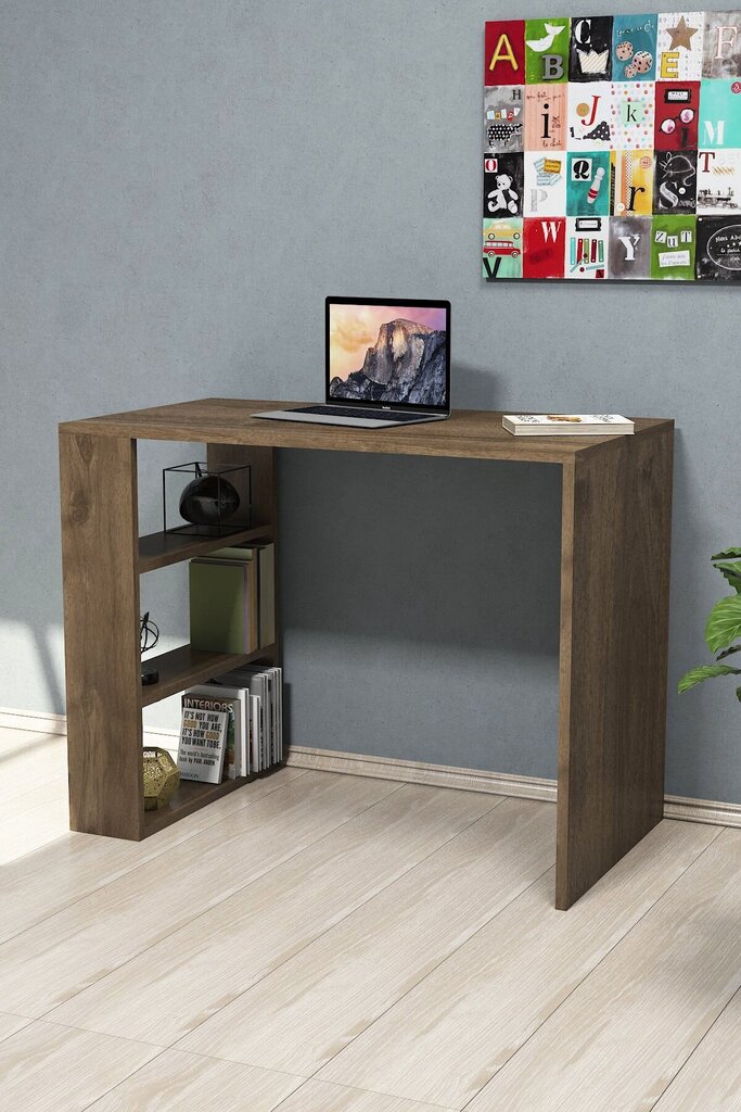 Kirjoituspöytä Kalune Design Cool, ruskea hinta ja tiedot | Tietokonepöydät ja työpöydät | hobbyhall.fi