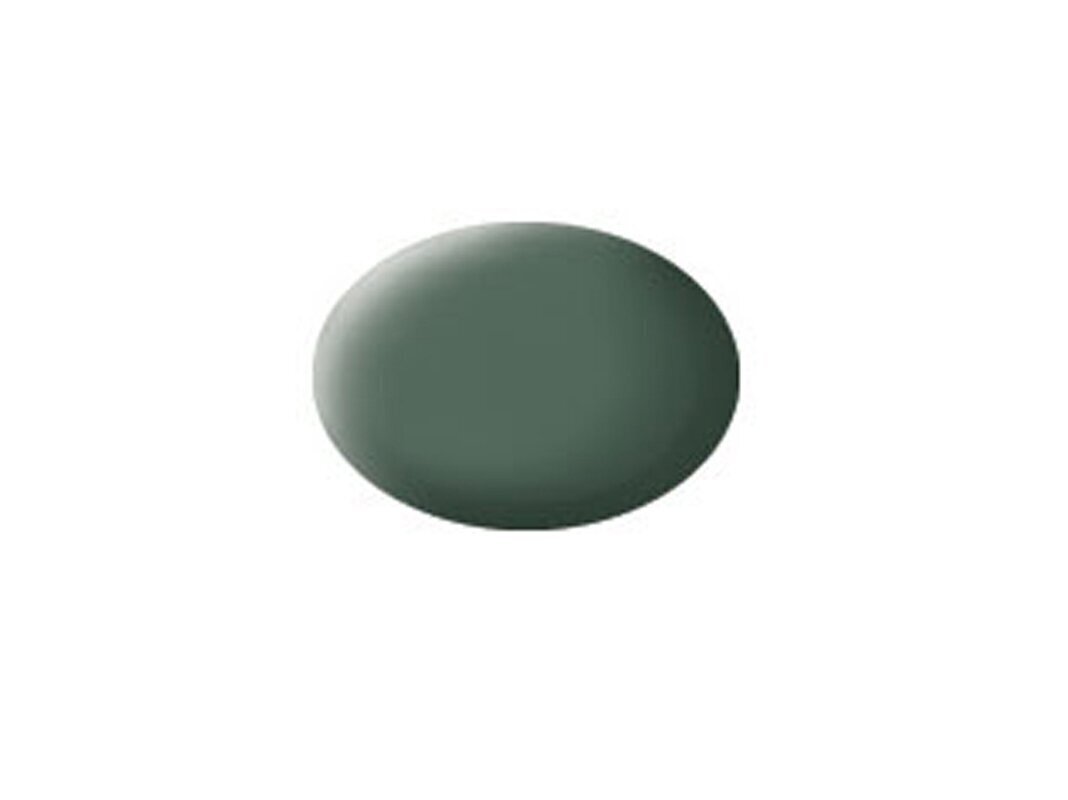 Vesipohjainen maali, Revell - Aqua Color, Greenish Grey, Matt, RAL 7009, 18ml, 36167 hinta ja tiedot | Taide- ja askartelutarvikkeet | hobbyhall.fi