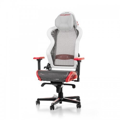 Pelituoli, DXRacer Air R1S-WRNG, musta/valkoinen/harmaa/punainen hinta ja tiedot | Toimistotuolit | hobbyhall.fi