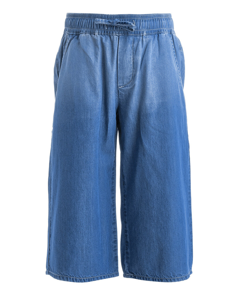 Gulliver, lasten sinisen väriset culotte-farkut 104 cm x 56 cm x 51 cm hinta ja tiedot | Tyttöjen leggingsit ja housut | hobbyhall.fi