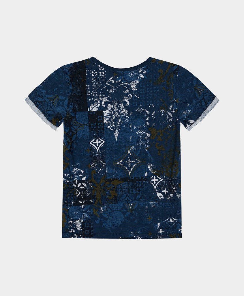 Poikien T-paita Gulliver-printillä, sininen, 134*68*60 cm hinta ja tiedot | Poikien paidat | hobbyhall.fi