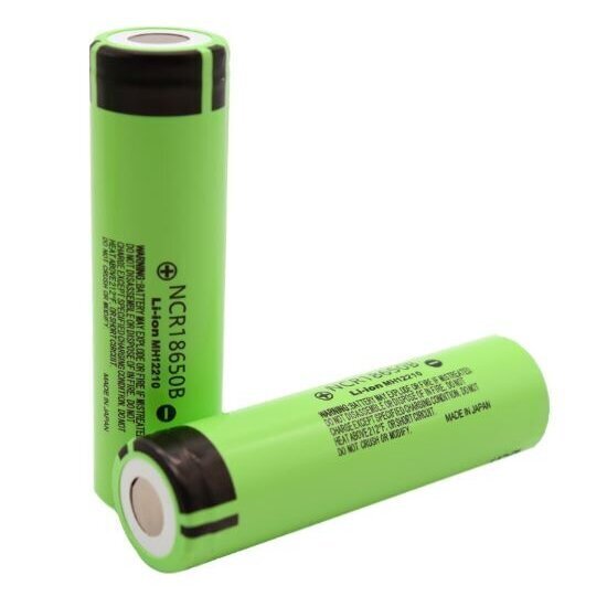 Akkukennot 18650, 3400 mAh 3,7V