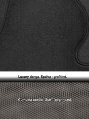 Matot ARS Peugeot Boxer (3 paikkaa) / 2014-> Luxury hinta ja tiedot | Auton tekstiilimatot | hobbyhall.fi