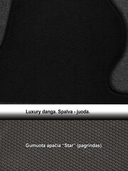 Matot ARS Toyota Yaris / 2011-2019 Luxury hinta ja tiedot | Auton tekstiilimatot | hobbyhall.fi