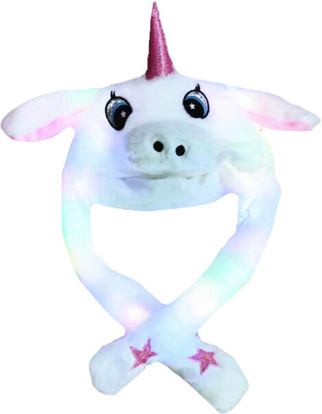 Lasten pipo Bunny Ears Unicorn hinta ja tiedot | Tyttöjen hatut, huivit ja käsineet | hobbyhall.fi