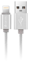 Devia Fashion Series, USB-Lightning (8-pin), 1.2m hinta ja tiedot | Puhelinkaapelit | hobbyhall.fi