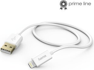 Hama USB -- Lightning kaapeli, 1,5 m, 00173640 hinta ja tiedot | Puhelinkaapelit | hobbyhall.fi