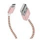 Dux Ducis KII Premium Micro USB Set Of 2 Material Data and Charging Cables 100 cm + 20 cm Pink hinta ja tiedot | Puhelinkaapelit | hobbyhall.fi