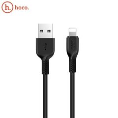 USB-kaapeli -> Lightning Hoco X20 1.0m, Latauskaapeli Lightning Apple Iphonelle; Datakaapeli USB 2.0 lataamiseen, musta hinta ja tiedot | Puhelinkaapelit | hobbyhall.fi