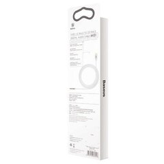 Kaapeli Baseus CAM01-02 Premium AUX, USB-C -> 3,5 mm 1,2 m, harmaa (EU blister) hinta ja tiedot | Puhelinkaapelit | hobbyhall.fi
