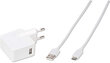 VIVANCO USB Charger 3A + USB-C cable hinta ja tiedot | Puhelinkaapelit | hobbyhall.fi
