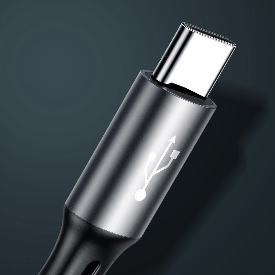 Baseus USB - micro USB / Lightning / USB-C kaapeli, 1,2 m, punainen hinta ja tiedot | Puhelinkaapelit | hobbyhall.fi